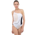 A Minimalist Pattern With Simple Lines And Shapes, Creating A Clean And Modern Aesthetic 05 Classic One Shoulder Swimsuit