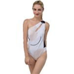 A Minimalist Pattern With Simple Lines And Shapes, Creating A Clean And Modern Aesthetic 05 To One Side Swimsuit