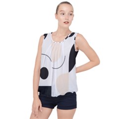 Bubble Hem Chiffon Tank Top 