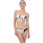 A Minimalist Pattern With Simple Lines And Shapes, Creating A Clean And Modern Aesthetic 05 Classic Bandeau Bikini Set