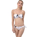 A Minimalist Pattern With Simple Lines And Shapes, Creating A Clean And Modern Aesthetic 05 Twist Bandeau Bikini Set