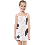 A Minimalist Pattern With Simple Lines And Shapes, Creating A Clean And Modern Aesthetic 05 Kids  Summer Sun Dress