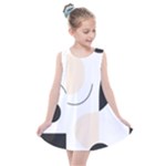 A Minimalist Pattern With Simple Lines And Shapes, Creating A Clean And Modern Aesthetic 05 Kids  Summer Dress