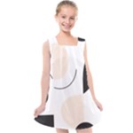 A Minimalist Pattern With Simple Lines And Shapes, Creating A Clean And Modern Aesthetic 05 Kids  Cross Back Dress