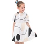 A Minimalist Pattern With Simple Lines And Shapes, Creating A Clean And Modern Aesthetic 05 Kids  Sailor Dress