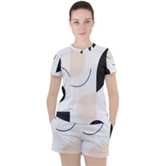 Women s Mesh T-Shirt and Shorts Set 