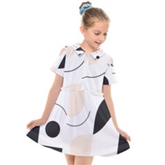 Kids  Short Sleeve Shirt Dress 