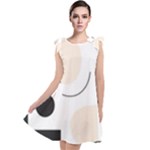 A Minimalist Pattern With Simple Lines And Shapes, Creating A Clean And Modern Aesthetic 05 Tie Up Tunic Dress