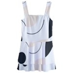 A Minimalist Pattern With Simple Lines And Shapes, Creating A Clean And Modern Aesthetic 05 Kids  Layered Skirt Swimsuit