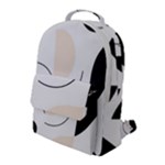 A Minimalist Pattern With Simple Lines And Shapes, Creating A Clean And Modern Aesthetic 05 Flap Pocket Backpack (Large)