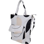 A Minimalist Pattern With Simple Lines And Shapes, Creating A Clean And Modern Aesthetic 05 Shoulder Tote Bag