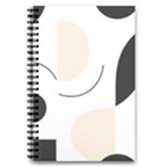 A Minimalist Pattern With Simple Lines And Shapes, Creating A Clean And Modern Aesthetic 05 5.5  x 8.5  Notebook