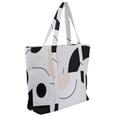 Zip Up Canvas Bag 