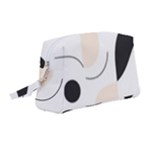 A Minimalist Pattern With Simple Lines And Shapes, Creating A Clean And Modern Aesthetic 05 Wristlet Pouch Bag (Medium)