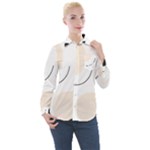 A Minimalist Pattern With Simple Lines And Shapes, Creating A Clean And Modern Aesthetic 05 Women s Long Sleeve Pocket Shirt