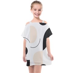 Kids  One Piece Chiffon Dress 