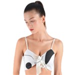 A Minimalist Pattern With Simple Lines And Shapes, Creating A Clean And Modern Aesthetic 05 Woven Tie Front Bralet