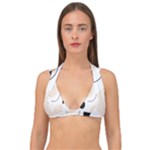 A Minimalist Pattern With Simple Lines And Shapes, Creating A Clean And Modern Aesthetic 05 Double Strap Halter Bikini Top