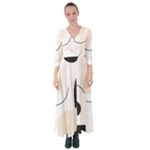 A Minimalist Pattern With Simple Lines And Shapes, Creating A Clean And Modern Aesthetic 05 Button Up Maxi Dress