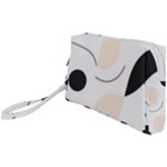 A Minimalist Pattern With Simple Lines And Shapes, Creating A Clean And Modern Aesthetic 05 Wristlet Pouch Bag (Small)