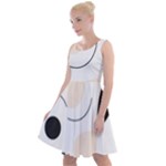 A Minimalist Pattern With Simple Lines And Shapes, Creating A Clean And Modern Aesthetic 05 Knee Length Skater Dress