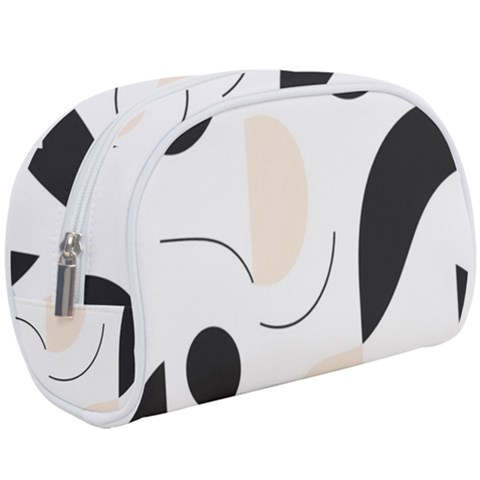 A Minimalist Pattern With Simple Lines And Shapes, Creating A Clean And Modern Aesthetic 05 Make Up Case (Large) from ArtsNow.com