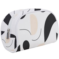 A Minimalist Pattern With Simple Lines And Shapes, Creating A Clean And Modern Aesthetic 05 Make Up Case (Large) from ArtsNow.com