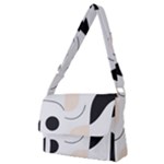 A Minimalist Pattern With Simple Lines And Shapes, Creating A Clean And Modern Aesthetic 05 Full Print Messenger Bag (M)