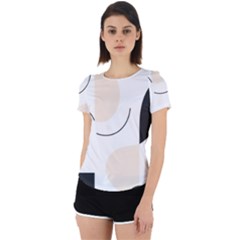 Back Cut Out Sport T-Shirt 