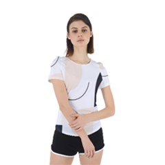 Back Cut Out Sport T-Shirt 