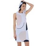 A Minimalist Pattern With Simple Lines And Shapes, Creating A Clean And Modern Aesthetic 05 Racer Back Hoodie Dress