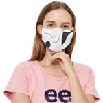 A Minimalist Pattern With Simple Lines And Shapes, Creating A Clean And Modern Aesthetic 05 Fitted Cloth Face Mask (Adult)