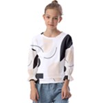 A Minimalist Pattern With Simple Lines And Shapes, Creating A Clean And Modern Aesthetic 05 Kids  Cuff Sleeve Top