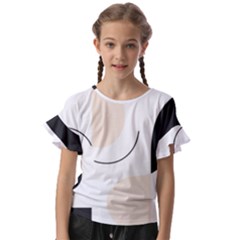 Kids  Cut Out Flutter Sleeves 