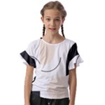 A Minimalist Pattern With Simple Lines And Shapes, Creating A Clean And Modern Aesthetic 05 Kids  Cut Out Flutter Sleeves