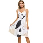 A Minimalist Pattern With Simple Lines And Shapes, Creating A Clean And Modern Aesthetic 05 Sleeveless Tie Front Chiffon Dress