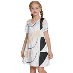 Kids  Short Sleeve Tiered Mini Dress 