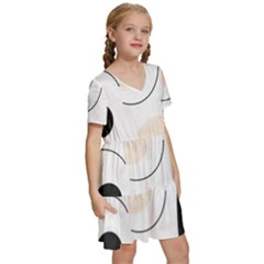 Kids  Short Sleeve Tiered Mini Dress 