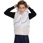 A Minimalist Pattern With Simple Lines And Shapes, Creating A Clean And Modern Aesthetic 05 Kids  Stylish Hooded Puffer Vest