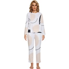 Womens  Long Sleeve Lightweight Pajamas Set 