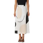 A Minimalist Pattern With Simple Lines And Shapes, Creating A Clean And Modern Aesthetic 05 Classic Midi Chiffon Skirt