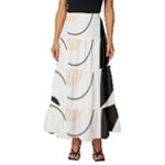 A Minimalist Pattern With Simple Lines And Shapes, Creating A Clean And Modern Aesthetic 05 Tiered Ruffle Maxi Skirt