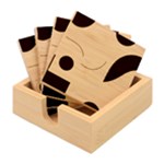 A Minimalist Pattern With Simple Lines And Shapes, Creating A Clean And Modern Aesthetic 05 Bamboo Coaster Set