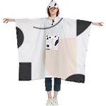 A Minimalist Pattern With Simple Lines And Shapes, Creating A Clean And Modern Aesthetic 05 Women s Hooded Rain Ponchos