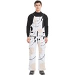 A Minimalist Pattern With Simple Lines And Shapes, Creating A Clean And Modern Aesthetic 05 Men s Side Zip Front Pouch Ski And Snowboard Bib Pants	