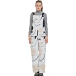 A Minimalist Pattern With Simple Lines And Shapes, Creating A Clean And Modern Aesthetic 05 Women s Side Zip Front Pouch Ski And Snowboard Bib Pants	