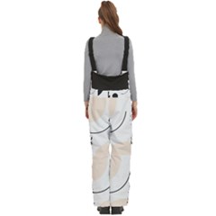 Women s Side Zip Front Pouch Ski And Snowboard Bib Pants	 