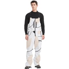 Men s Front Zip Ski And Snowboard Bib Pants 