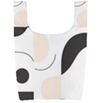 A Minimalist Pattern With Simple Lines And Shapes, Creating A Clean And Modern Aesthetic 05 Foldable Shopping Bag