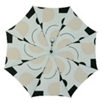 A Minimalist Pattern With Simple Lines And Shapes, Creating A Clean And Modern Aesthetic 05 Automatic Folding Umbrella with Case (Medium)